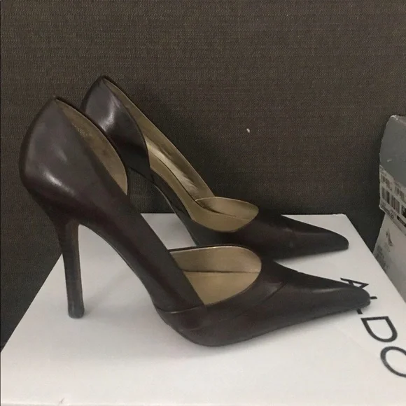 ALDO Leather Stiletto Heels - Picture 2 of 3